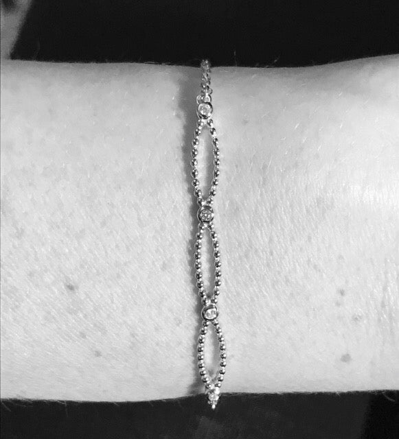 Eternity Slide Clasp Bolo Bracelet Hope Faith Miracles