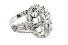 Heart Motif Collection Ring