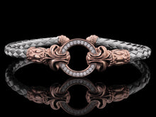 Italian Silver basketweave 4mm cuff bracelet “Circle of Life”