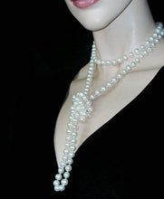 White Shell Pearl(8mm) 60" Endless Necklace