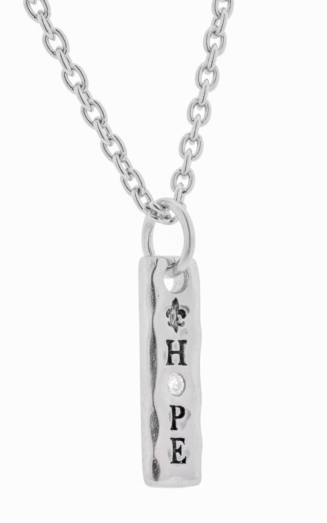Diamond HFM Signature charm “Hope” Pendant