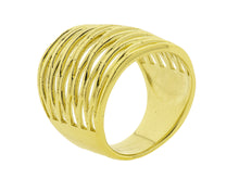 Oblong Pierced "Sparkle" Ring